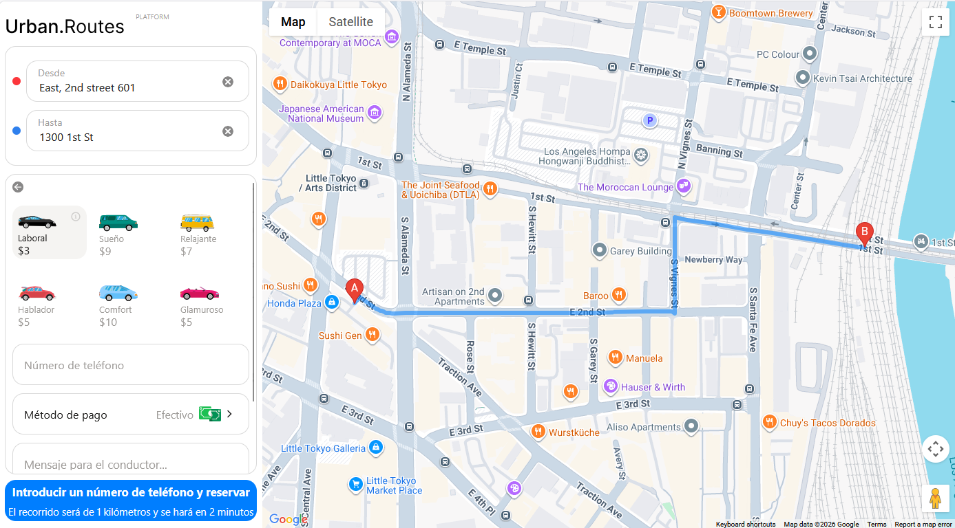 Urban Routes
